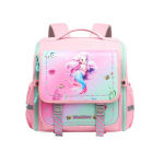 Uus moodne koomiksiprintsess Unicorn koolikott Unisex algklasside raamatukott 1.-3.-6. klassile Integreeritud t&auml;ielikult avanev koormust v&auml;hendav horisontaalseljakott