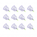 12 tk plastikust paksendatud vaakum-imemiskupp valuvaigistavad kehamassaažipurgid