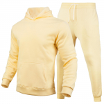 S&uuml;gistalvine dressi&uuml;likond Meeste 2-osalised t&auml;iskapuutsiga komplektid Meeste komplektid &Uuml;likond Meeste Fliisist Sport-Hoodie Dressip&uuml;ksid Kaheosalised komplektid XL aprikoosi