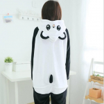 Kigurumi Animal Cosplay kapuutsiga kombinesoon pidžaama meeste naiste pikkade varrukatega talvine soe Rompe magamisriided Panda Lion, leopard, elevant, sebra, tiiger cosplay S