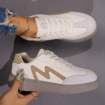 TUINANLE tossud naiste spordijalatsid Tursked vabaaja valged tossud, t&uuml;drukute platvormkingad 38