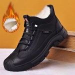 Paksu tallaga meeste puuvillased kingad paksu sametise ja soojade vabaaja l&uuml;hikeste meeste saapadega 39 must