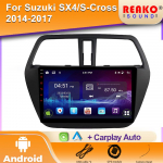 2 DIN Android Auto Autoraadio Multimeediapleier Suzuki SX4-CROSS 2014-2017 jaoks Carplay navigatsiooniga GPS-stereo 2DIN 4 core 1GB+32GB carplay
