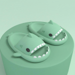 Vanema ja lapse sussid Hai sussid Naine, Suvine siseruumides Kodu Vannituba Vannituba Paar, Paksu p&otilde;hjaga Kodukandmine Meeste sandaalid Sussid 38-39 roheline