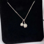 Tulbi kaelakee Kerge luksuslik ni&scaron;&scaron; kaelakett naiste suvelilledega roostevabast terasest rangluu keti tarvikud