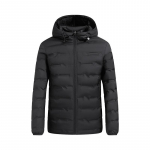 Meeste valge pardi sulejope, soe paks tuulekindel jakk Talvine meeste kapuutsiga veekindel Thermal Parka meestele XXL must