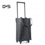 Ratastega toiduk&auml;ru Kokkupandav veerev ostukorv 2-&uuml;hes kokkupandav disain kaasaskantav kott Veekindel trepist ronimine Teleskoopk&auml;ru kandekott