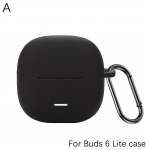 Sobib Xiaomi Buds 6 Lite mitmev&auml;rvilisele veekindlale kaitsev silikoonist kaitse&uuml;mbrisele C1D6 Black-For Redmi Buds 6 lite