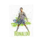 CR7 Cristiano tekk Pehme soe flanell tekk vooditekk voodi jaoks elutoa pikniku reisi kodu diivan 40x50in