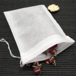 100 tk &uuml;hekordsed teepakid lahtiste lehtede tee jaoks, t&uuml;hjad teepakid lahtise tee jaoks koos n&ouml;&ouml;riga, loodusliku tee filtrikotid lahtise tee jaoks (3,54 x 2,75 tolli) 100pcs