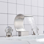 Kuuma ja k&uuml;lma segisti segistid Kristallk&auml;epidemega kosk Vannitoa kraanikauss kraanikauss Segisti Lauakinnitusega veekraanid Veekraani filter ORB