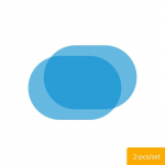 Auto uduvastane kile, auto vihma-/klaasivastane, h&uuml;drofoobne, vee- ja vihmakindel kile, autoakna kile peegli kleebis 100mmX145mm oval