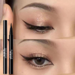 Silmapliiats, kiiresti kuivav veekindel higikindel mittem&auml;&auml;rduv meik, silmakosmeetika, vedel silma&uuml;mbruse pliiats algajatele, Flow siidine kauap&uuml;siv 1pc must