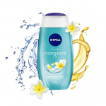 NIVEA Frangipani & Oil 250ml kehapesuvahend| Du&scaron;igeel Care Oil Pearlsiga| Frangipani lille v&auml;rskendav l&otilde;hn | puhas, terve ja niisutatud nahk