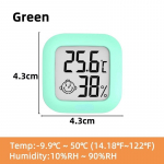 Mini LCD digitaalne termomeeter h&uuml;gromeeter siseruumide v&auml;listemperatuuri kodu h&uuml;dromeetri n&auml;idiku anduri temperatuuri niiskusm&otilde;&otilde;turi t&ouml;&ouml;riist valge