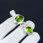 Peridoot Ripats Peridoodist Kivist Ripats 925 Sterling H&otilde;bedast Ripats Peridoodist H&otilde;bedast Ehted K&auml;sit&ouml;&ouml; Ripats Kingitus S&otilde;brale 2.36" peridot