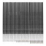 30 tk/komplekt pisikeste detailidega v&auml;rvipintsel 3 suurusega #0 #00 #000 nailonist juuksev&auml;rvipintslid Peen pintsel kunstimaalimiseks A