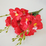 Kunstlillede orhidee pulmakimp Phalaenopsis Party Kodusisustus Magamistoa kaunistused Siidlill punane