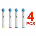 4 tk/komplektipeade vahetus, pehmete harjastega POM, 4 v&auml;rvi suukaudsele B-le 4pcs