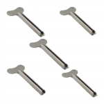 Metallist toru roostevabast terasest klambrid hambapasta kosmeetiline v&auml;rviekstruuder One Size h&otilde;be