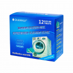 Trumlit&uuml;&uuml;pi pesumasina paagipuhastustabletid: Kihisevate plekkide eemaldamine ja desinfitseerimine. 12 capsules per box