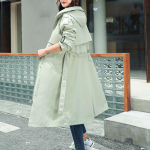 Uued Naiste Pikad Joped S&uuml;gis Talv &Uuml;hev&auml;rvilised Eemaldatava Pl&uuml;&uuml;sist Voodriga Naiste Parkad Kapuutsiga Karvase Kraega Paks Mantel Puhvjope 3XL roheline