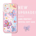 P&otilde;rutuskindel Joonisfilm Astronaut Kristall&uuml;mbris T&auml;ielik Katvus Kaamera Kaitse L&auml;bipaistev Pehme Telefoni&uuml;mbris Samsungile Samsung F42 5G