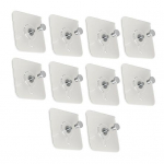 10 tk. Puurivabad kleepuvad konksud Tugevad kandev&otilde;imed, veekindlad, h&otilde;lpsasti paigaldatavad pildiriided Seinale kinnitatavad kruvikonksud A 10 pcs