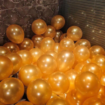 100/50 tk/partii tihendab s&uuml;nnip&auml;eva &otilde;hupallid p&auml;rl-lateks kommid v&auml;rvi &uuml;mmargused &otilde;hupallid pulmapeo kaunistus &otilde;hupall Laste m&auml;nguasjad 50pcs&10inch kuld