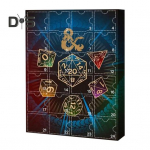 DND 2024. aasta advendikalender 24-p&auml;evane mitmetahuliste t&auml;ringutega loenduskalender 24 p&auml;eva j&otilde;ulude miniatuurid DND figuuride komplekt lastele ja t&auml;iskasvanutele A