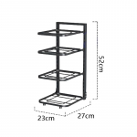 Potiriiul on spetsiaalselt loodud pottide ja riistade hoidmiseks. Roostevabast terasest k&ouml;&ouml;giriiul, kraanikauss, mitmekihiline majapidamisriiul, k&ouml;&ouml;gitarbed four layers