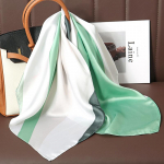 Uus siidist r&auml;tik kandiline sall naistele kaelar&auml;t, naiste peapael, juuksepael, mustriga naiste foulard mood, hijab bandana