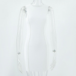 GMXIA naistemood suvised kevadised &uuml;hev&auml;rvilised varrukateta vabaajakleidid O-kaelusega S valge