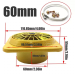 60mm/75mm Parkimisk&uuml;ttekanalid Diiselk&uuml;ttekeha Sooja &otilde;hu v&auml;ljalaskeava Kanal V&auml;ljalaskeava 360 kraadi p&ouml;&ouml;ratav K&uuml;tteseade sobib Eberspacher Webastole