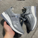 Naiste suures suuruses spordijalatsid vabaaja &uuml;hev&auml;rvilised paksu tallaga paeltega tossud 35&ndash;43 35 valge