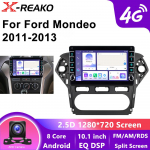 Android 13 Carplay Ford Mondeo 4 jaoks 2010 2011 2012 213 2014 Autoraadio Multimeedia Videopleier Navigatsioon Stereo GPS 2din Audio 8 core 4GB+64GB