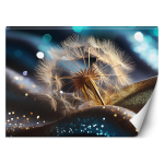 Tapeet Pufferkala abstraktsioon taimed 100x70 sinine