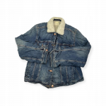 Ocieplana jeansowa kurtka damska American Eagle L - Used