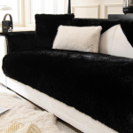 Paksendatud naaritsast pehmest diivanir&auml;tikust talvine soe diivanikate L-kujuline sektsiooniline libisemiskindel diivanikate pestav matt elutoa jaoks A 70x70