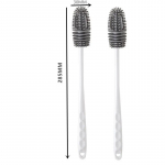 Silikoonist tassihari Piimapudeli puhastushari Pika k&auml;epidemega Veepudelite puhastaja Klaasist tassi puhastushari K&ouml;&ouml;gi puhastusvahendid