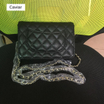 Mood Teemanttikviltitud V&auml;ike &Otilde;lakott Disainer Ketid Kaaviar Naiste Ristkott Logoga Br&auml;nditud WOC K&auml;ekott Rahakott