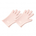 2 tk ahjukinda konks Kujundus P&otilde;letusvastane Silikoon K&ouml;&ouml;k Soojusisolatsioon Mikrolaineahju kindad Igap&auml;evane kasutus aprikoosi