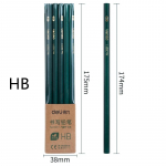 Joonistuspliiats 10 tk / partii puidust pliiats HB 2B laste joonistus eskiis uurimine pliiats kirjatarbed kunstitarbed 10PCS 2B roheline