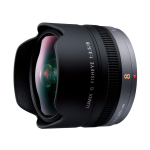 Panasonicu &uuml;he fookusega kalasilm objektiiv Micro Four Thirds Lumix G FISHEYE 8mm/F3.5 H-F008 jaoks