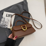 Lihtsad K&otilde;igega Sobivad Naiste Igap&auml;evased Ristkottid Klassikaline Klapiga Disain Pehme K&auml;epide V&auml;ikesed K&auml;ekotid Naiste Mood Kaenlaalune Kott