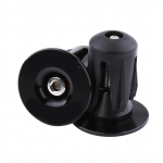 2tk v&auml;rvilised alumiiniumist jalgratta juhtrauad, k&auml;epidemed, otsakorgid must