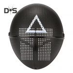 Geomeetrilise mustriga Cosplay Masque T&auml;ieliku n&auml;omask reguleeritavate v&otilde;rgurihmadega &Uuml;hes suuruses t&auml;iskasvanute mask kost&uuml;&uuml;mipidudele Cosplay D