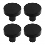 4 tk kapi k&auml;epideme sahtli nupp m&ouml;&ouml;bli k&auml;epidemed, vahetus, &uuml;mmargune &uuml;he auguga k&auml;epidemega kapp, t&otilde;mbab ruumi alumiiniumist riistvara must