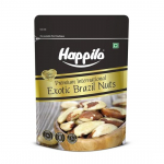 Happilo Premium Rahvusvahelised Eksootilised Brasiilia P&auml;hklid 150g | Rikkad seleeni poolest, antioks&uuml;dantiderikkad | Luude, naha tervis | Tervislikud kr&otilde;mpsuvad | 150 grammi
