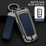 Metallist nahast auto v&otilde;tmekaane &uuml;mbris Volkswagen VW CC Passat B6 B7 Passat 3C CC Maogotan R36 B5 B7L autov&otilde;tme tarvikud hall